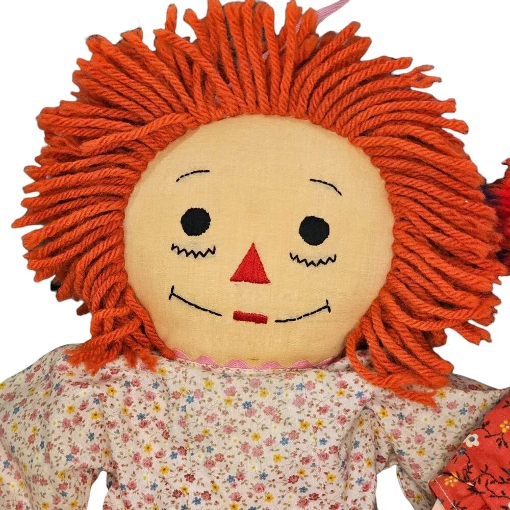 VTG 60s 70s Raggedy Ann Dolls Handmade 18